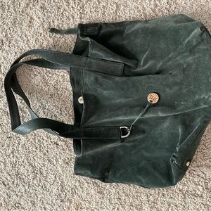 J. McLaughlin Suede Tote (Green)